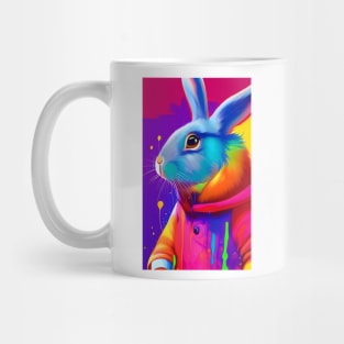 Cute bunny in hoodie Mug